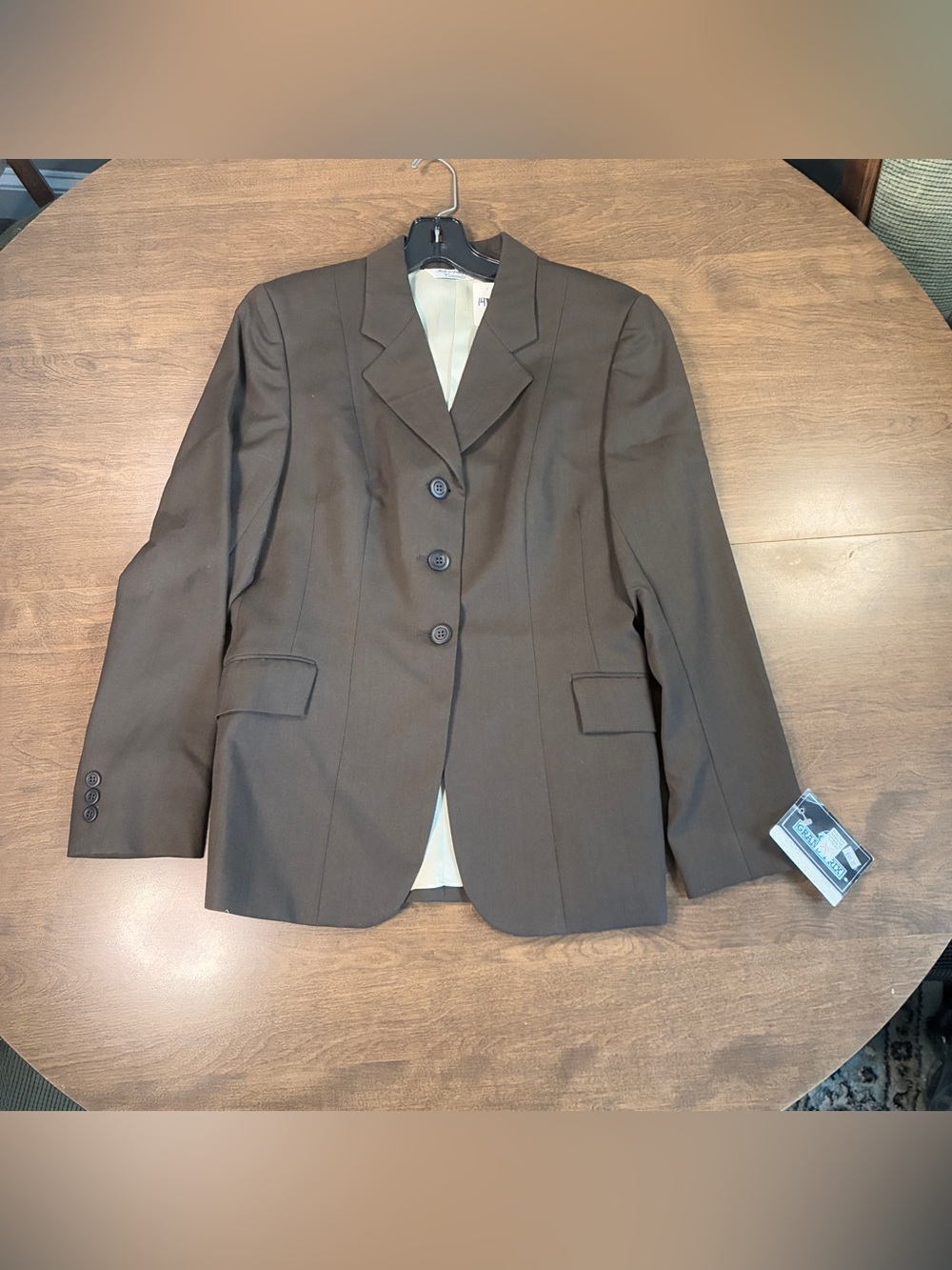 GRAND PRIX EQUESTRIAN SHOW COAT BROWN 14R Ladies NEW